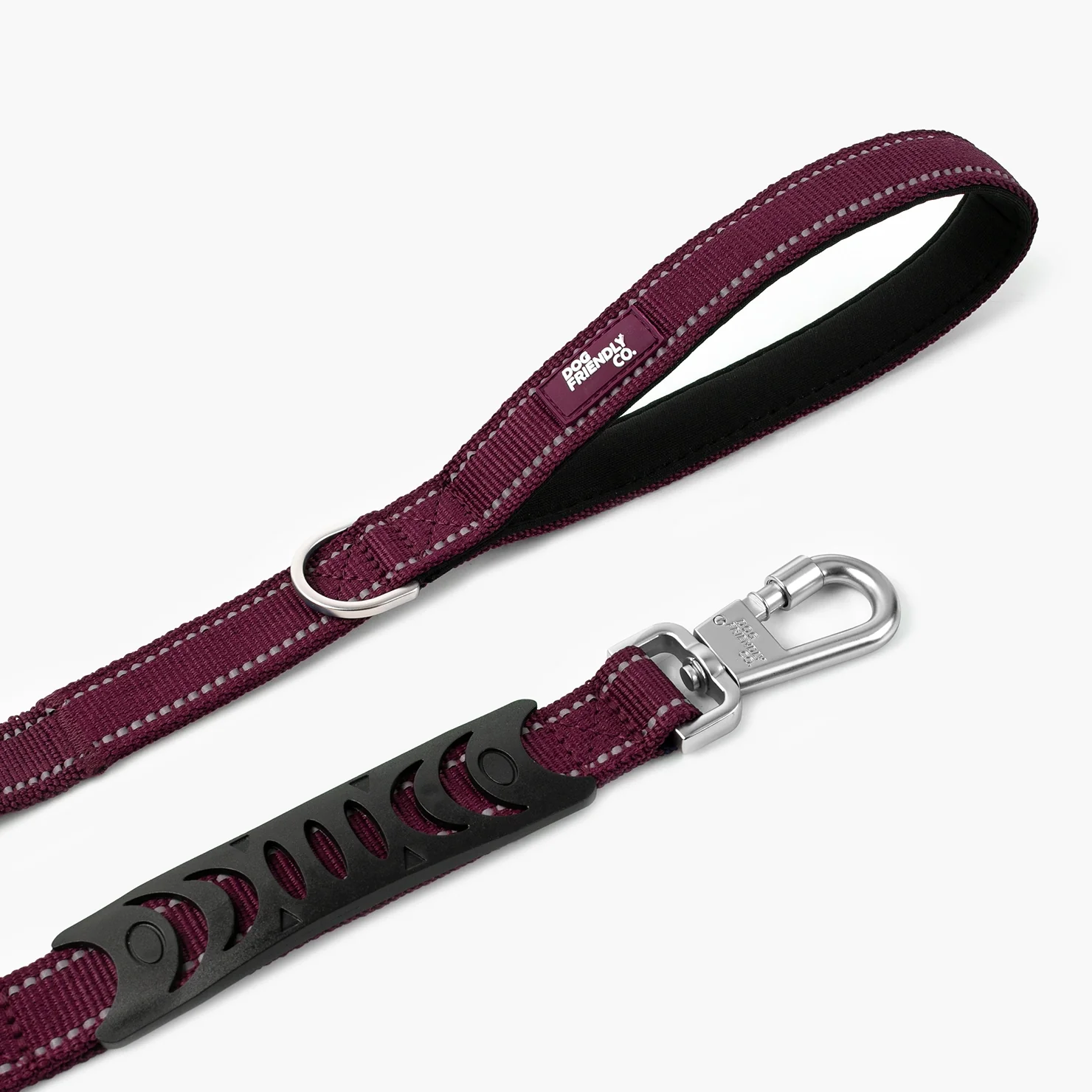 Bungee Dog Leash - Burgundy - Image 3