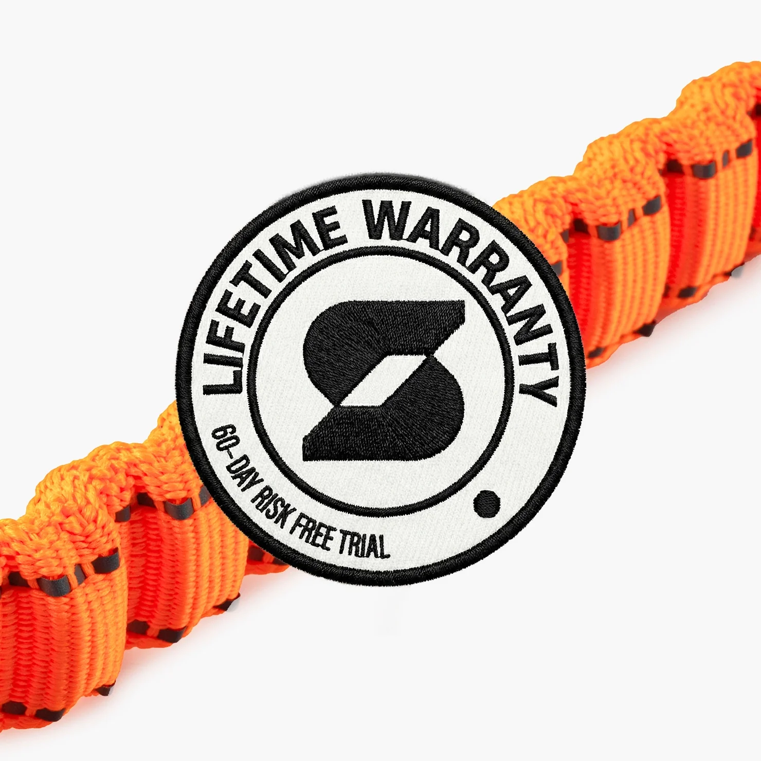 Bungee Dog Leash - Hi-Vis Orange - Image 4
