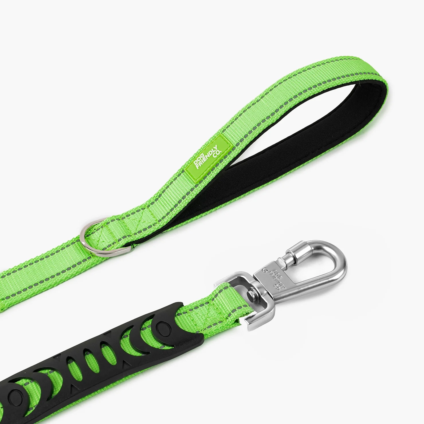 Bungee Dog Leash - Neon Green - Image 3