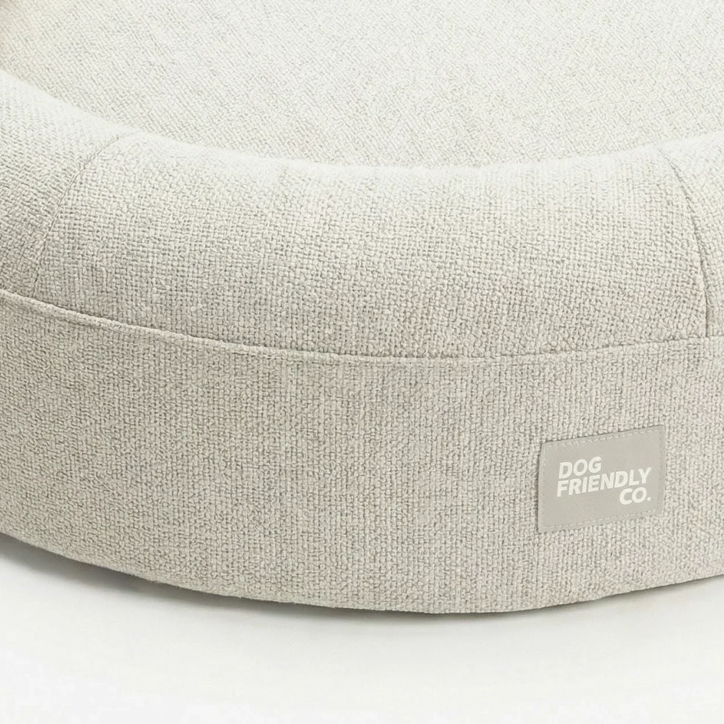 Chill Pill Memory Foam Dog Bed - Beige (Medium) - Image 8