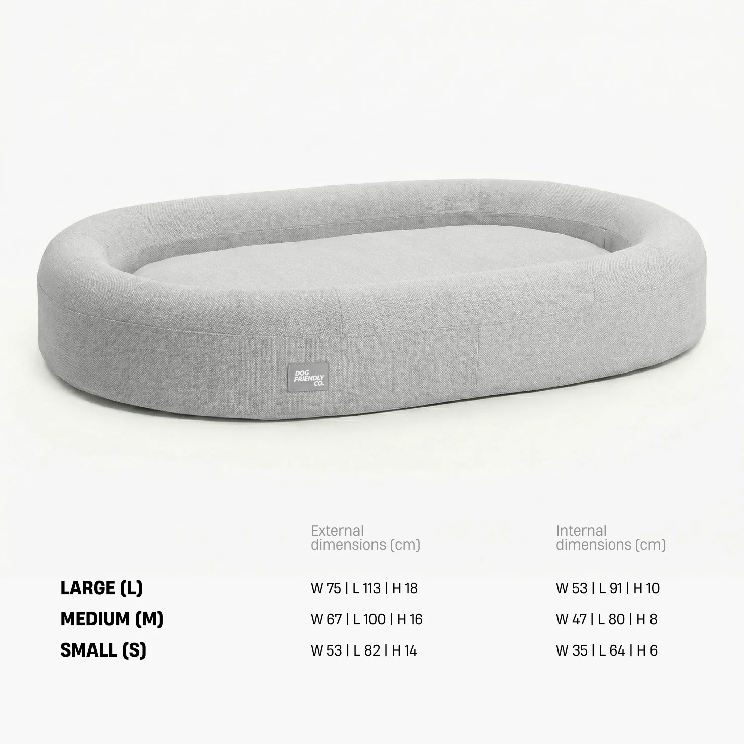 Chill Pill Memory Foam Dog Bed - Grey (Medium) - Image 9
