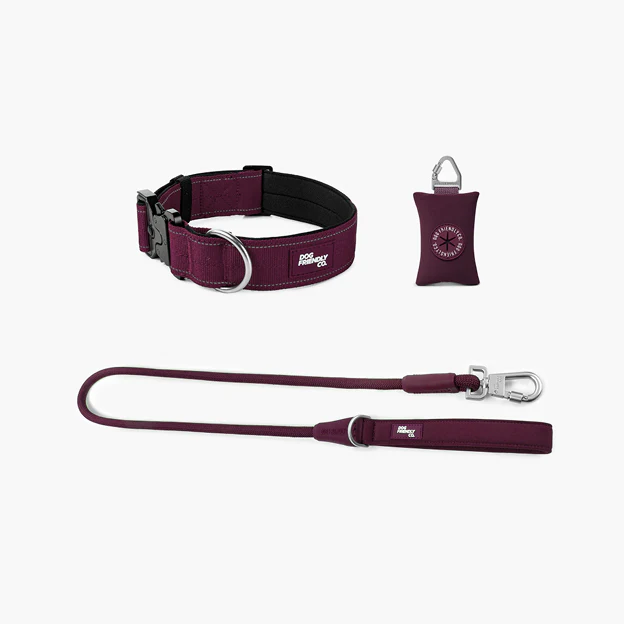 Collar Walk Set - Burgundy - Image 16