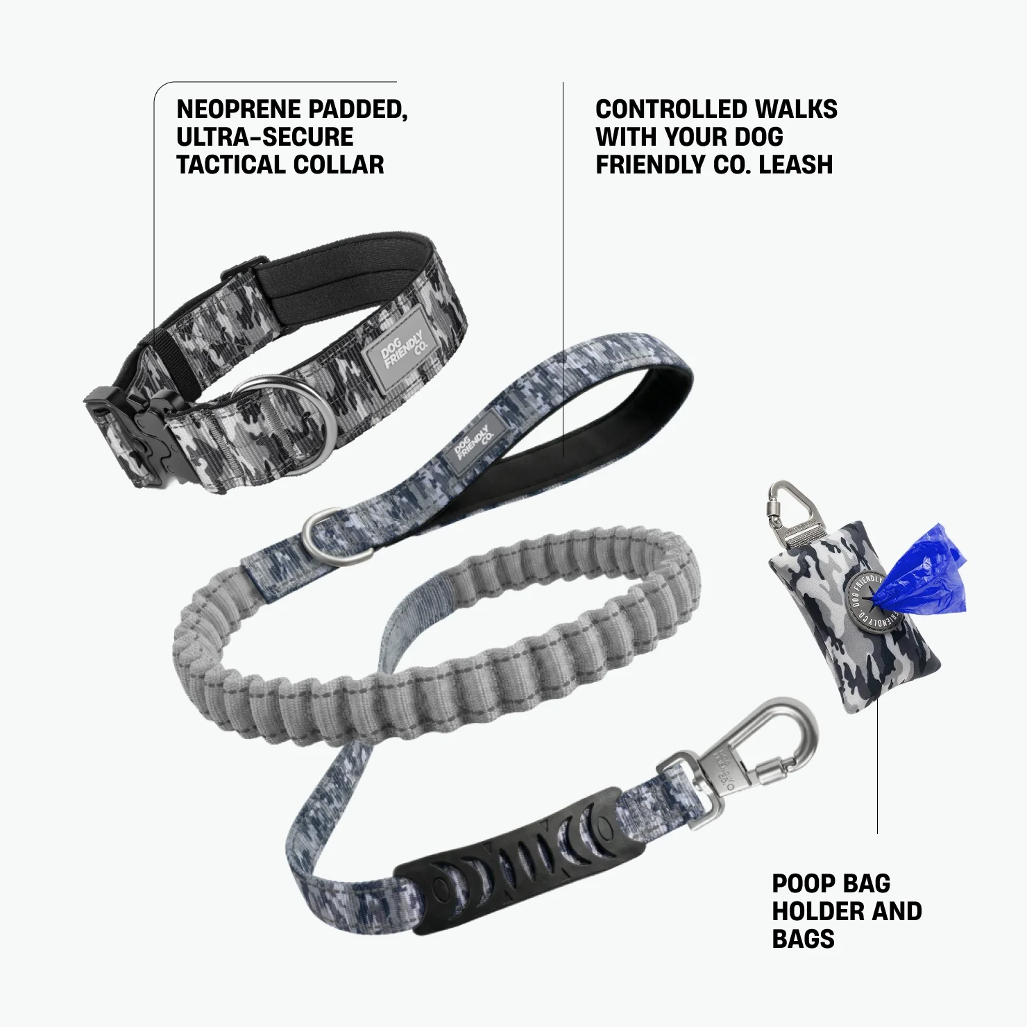 Collar Walk Set - Grey Camo - Image 2