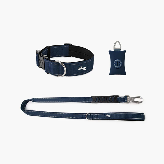 Collar Walk Set - Navy Blue - Image 10