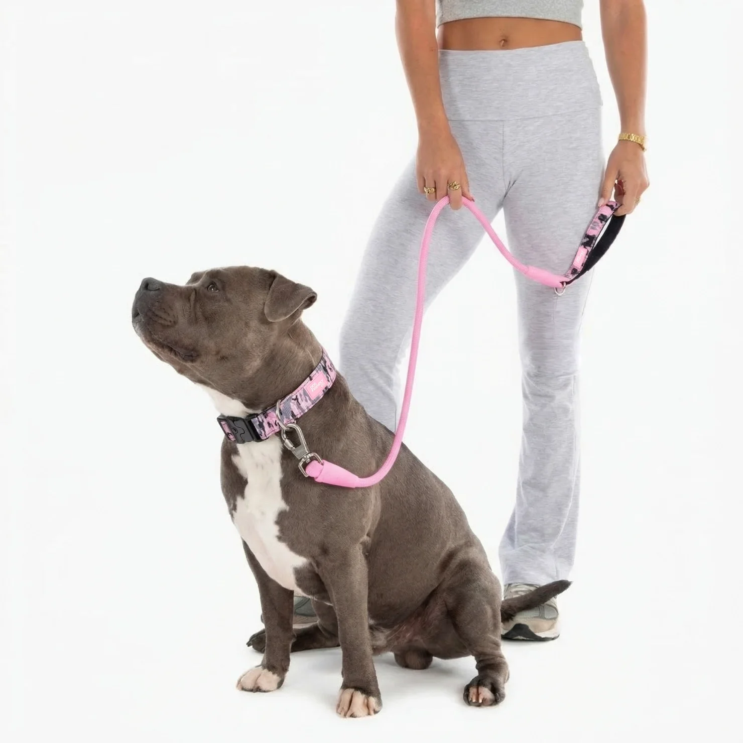 Collar Walk Set - Pink Camo - Image 4