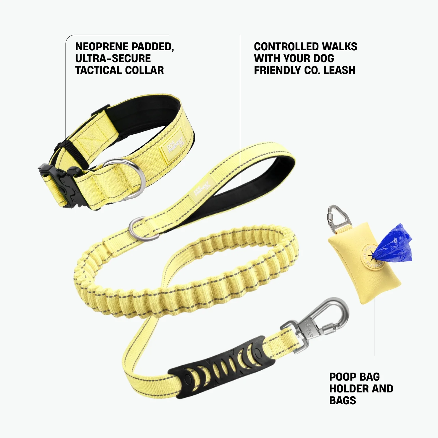 Collar Walk Set - Yellow - Image 2