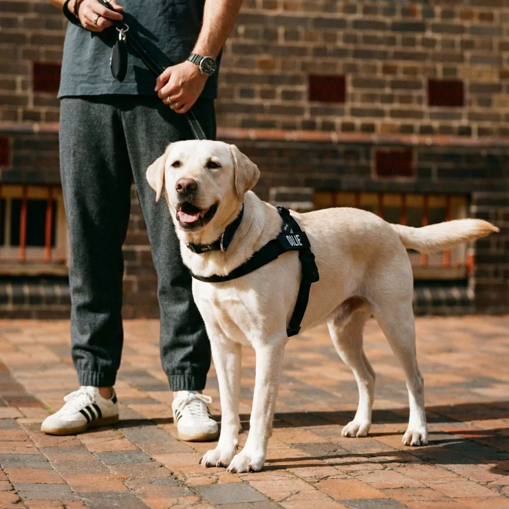 Personalised Dog Harness - Black - Image 5