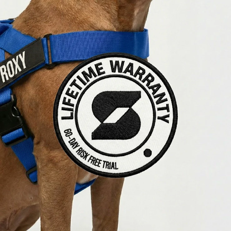 Personalised Dog Harness - Classic Blue - Image 8