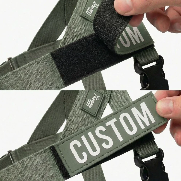 Personalised Dog Harness - Khaki - Image 7