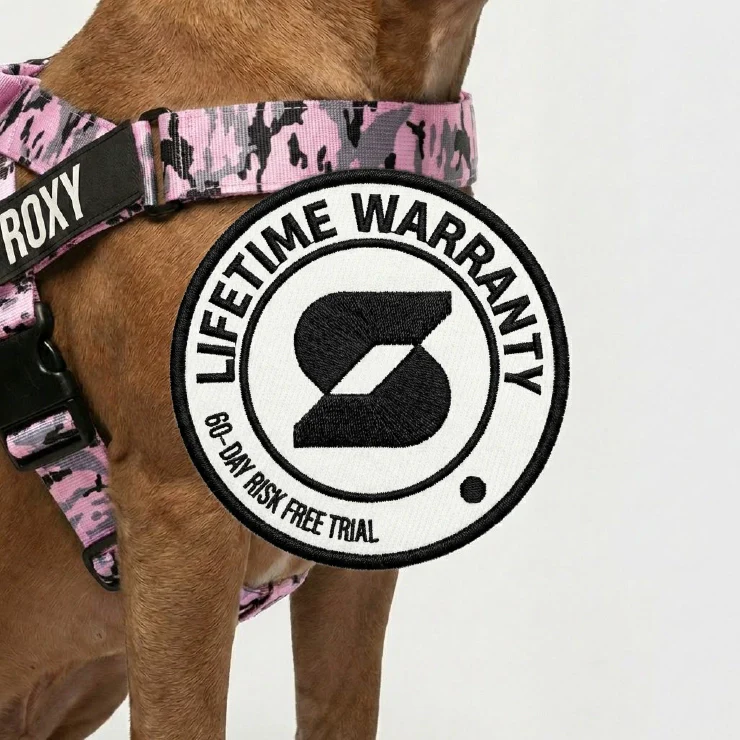 Personalised Dog Harness - Pink Camo - Image 8