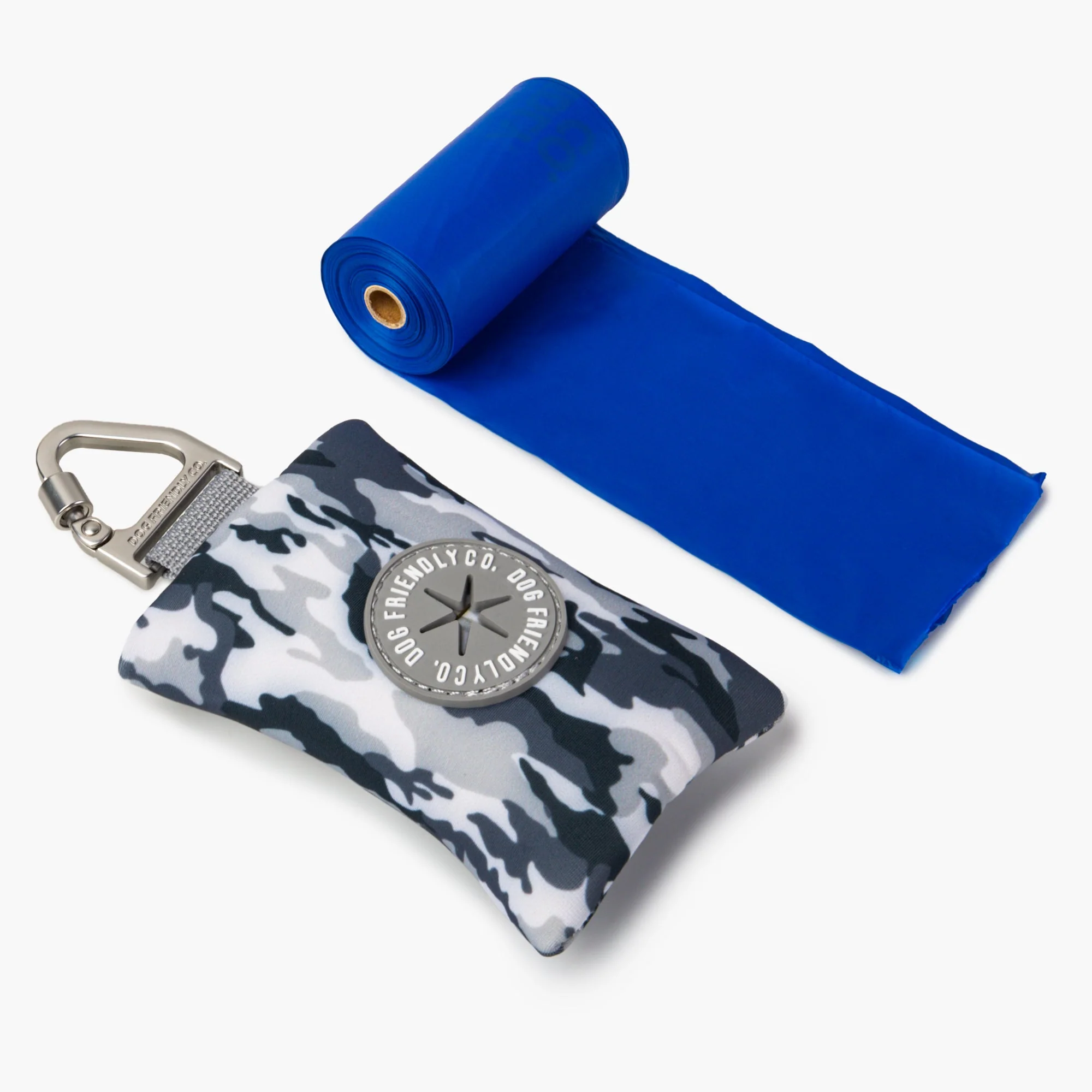 Dog Poop Bag Holder - Grey Camo - Image 2