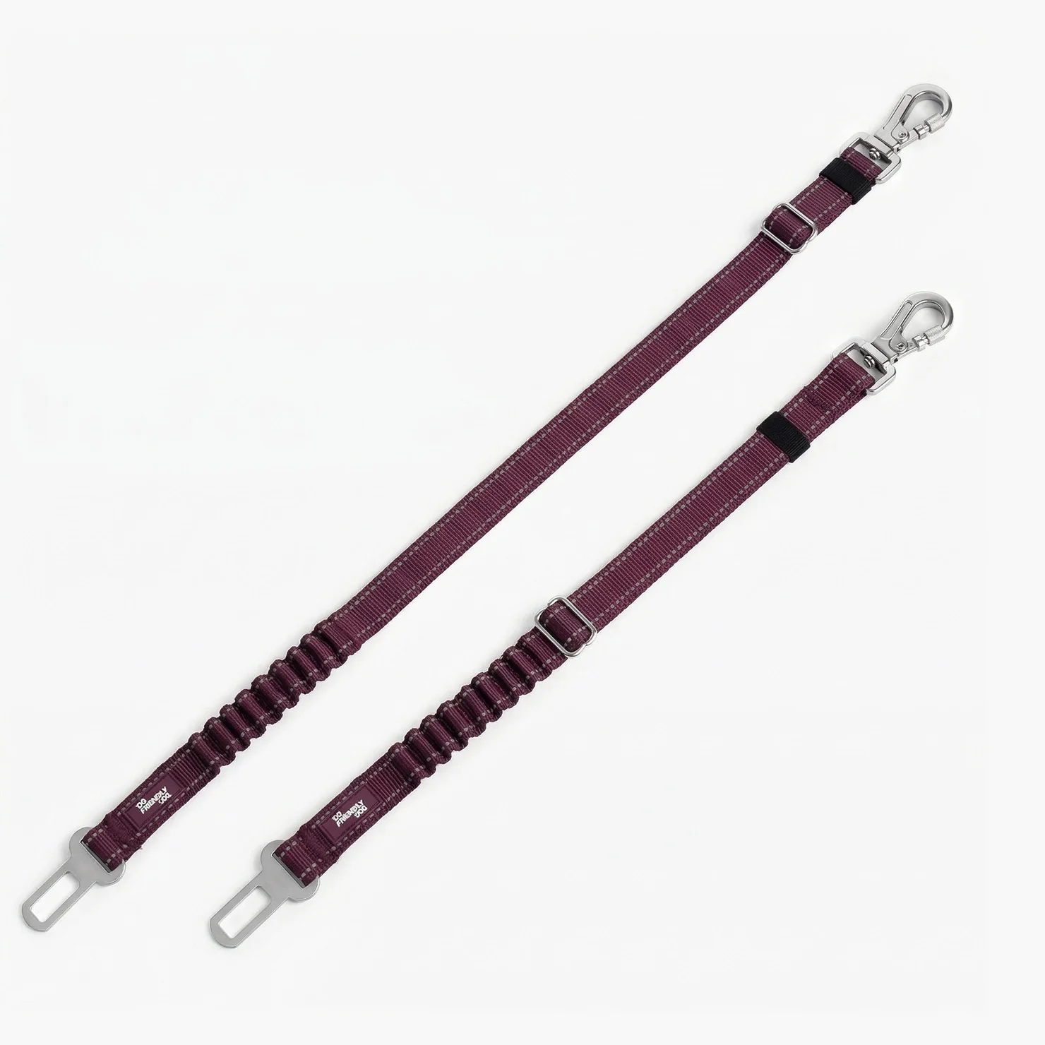 Dog Seat Belt - Burgundy - Image 3