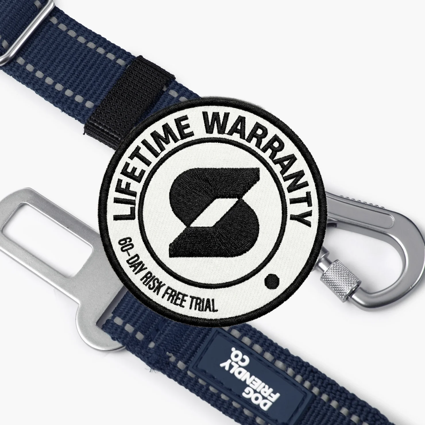 Dog Seat Belt - Navy Blue - Image 5