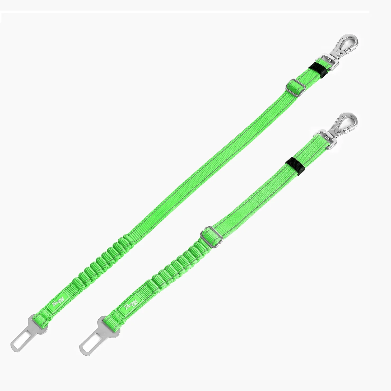 Dog Seat Belt - Neon Green - Image 3