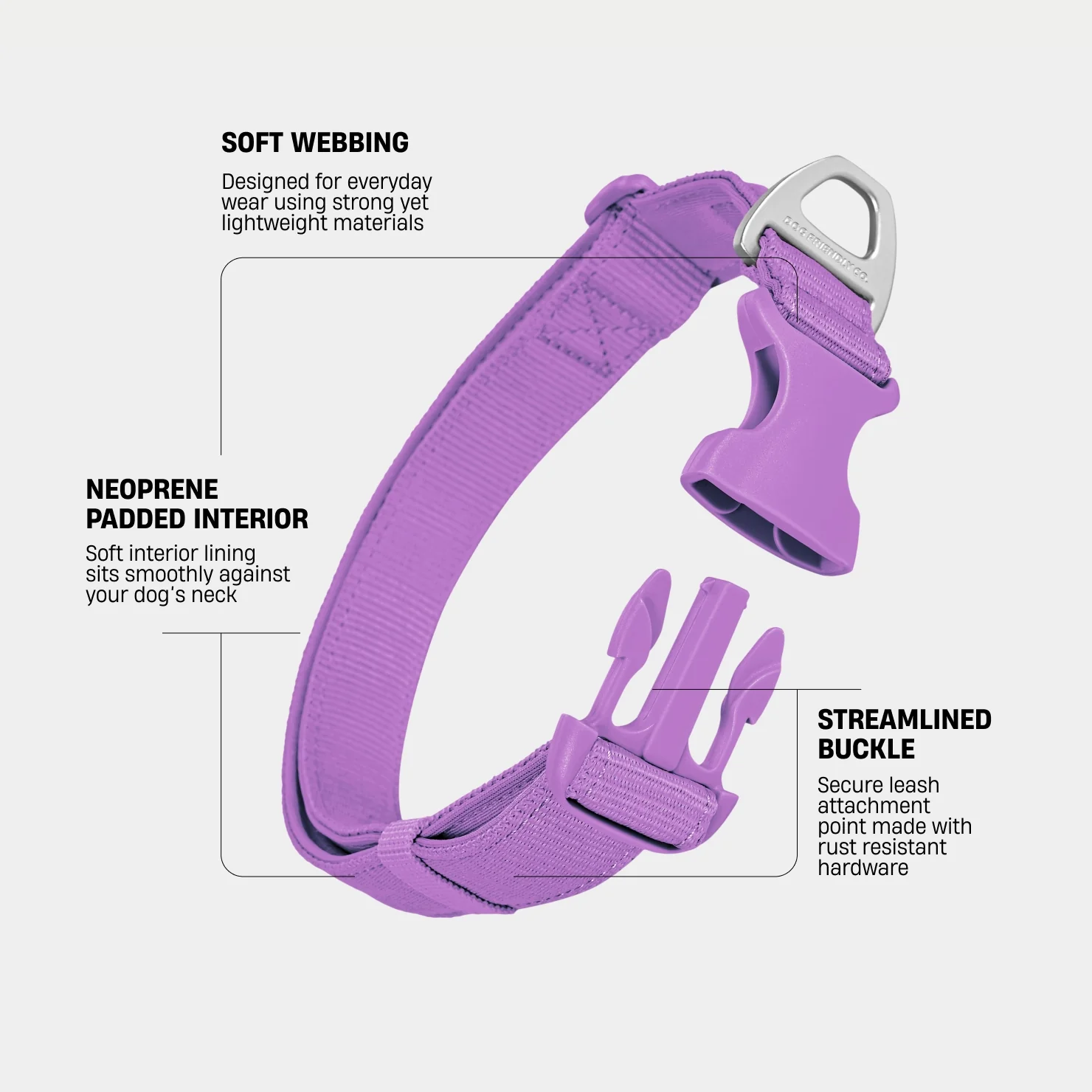 Essentials Collar - Purple - Image 10