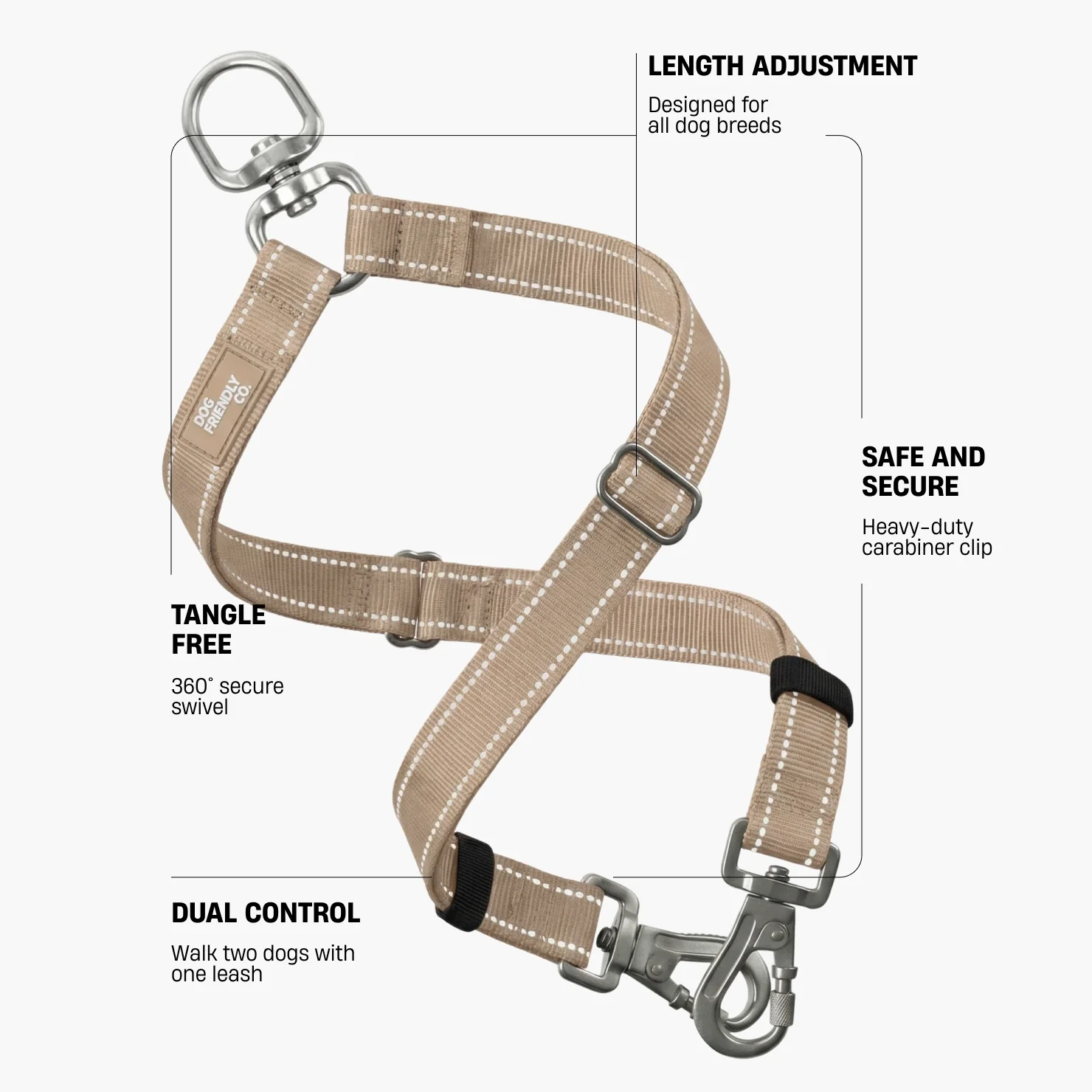 Leash Splitter - Brown - Image 2