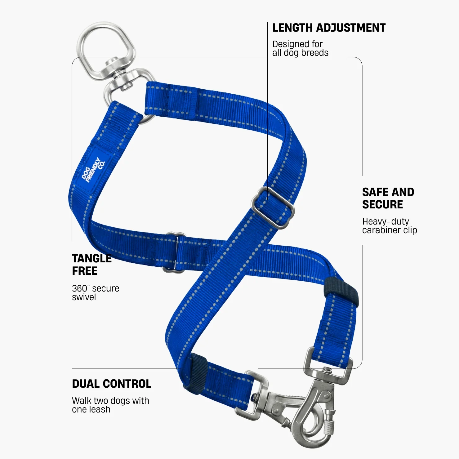Leash Splitter - Classic Blue - Image 2