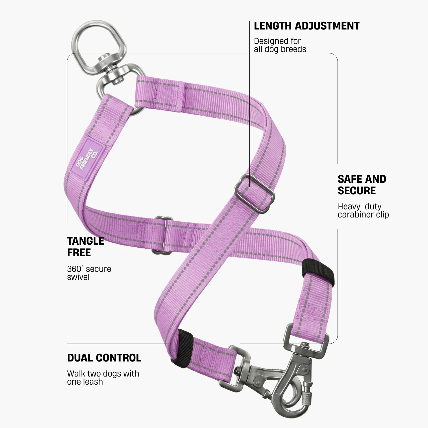 Leash Splitter - Purple - Image 2