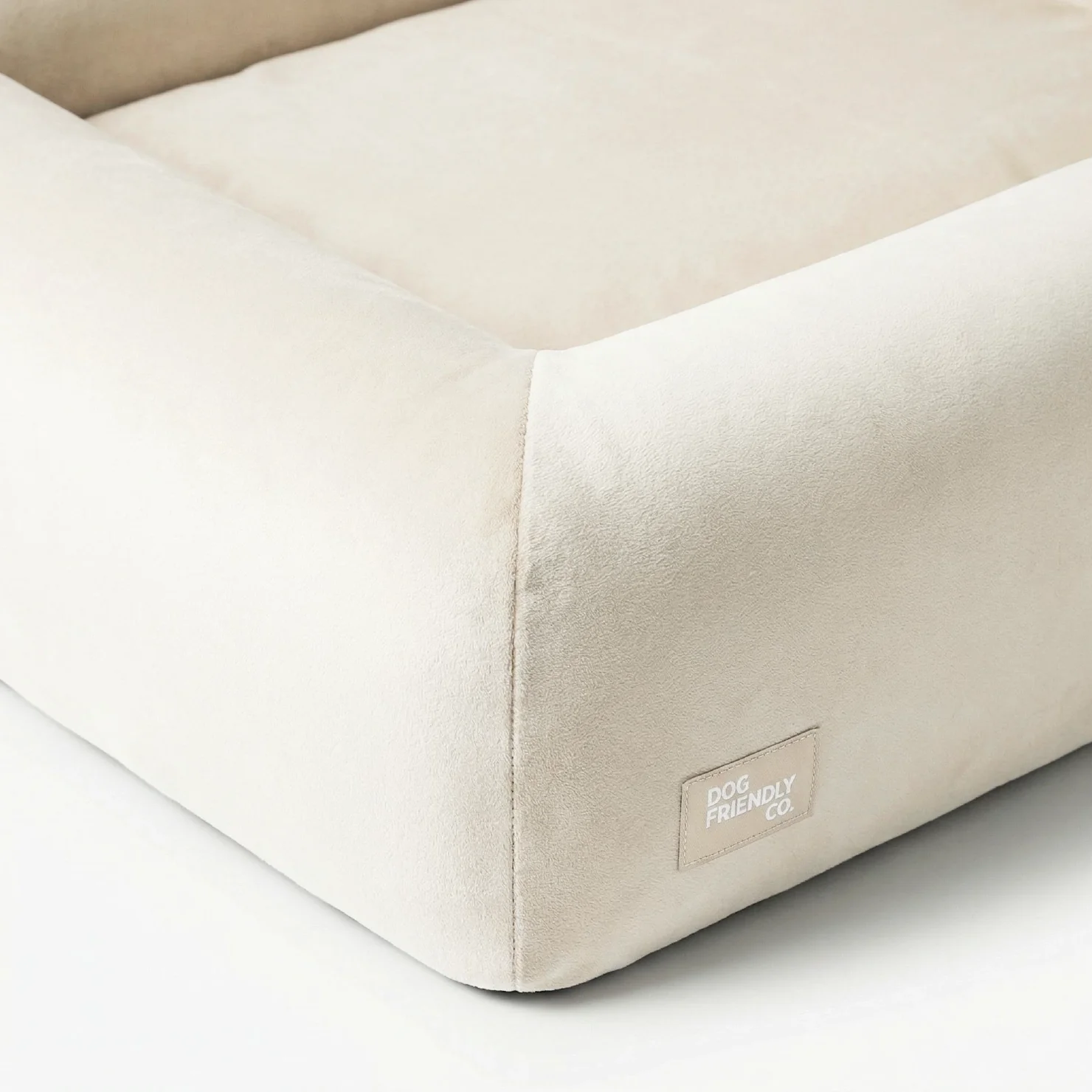 Premium Orthopedic Memory Foam Dog Bed - Beige - Image 8