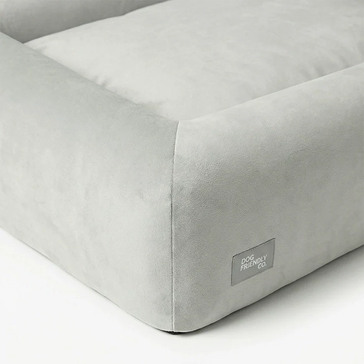 Premium Orthopedic Memory Foam Dog Bed - Grey (Medium) (LP) - Image 8