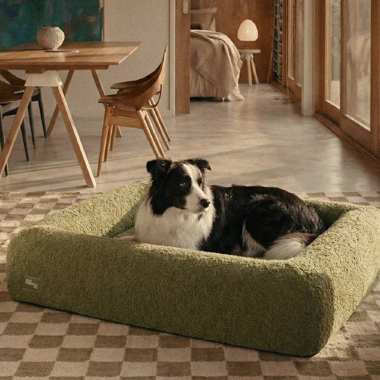 Bouclé Bed Replacement Cover - Green Bouclé - Image 3