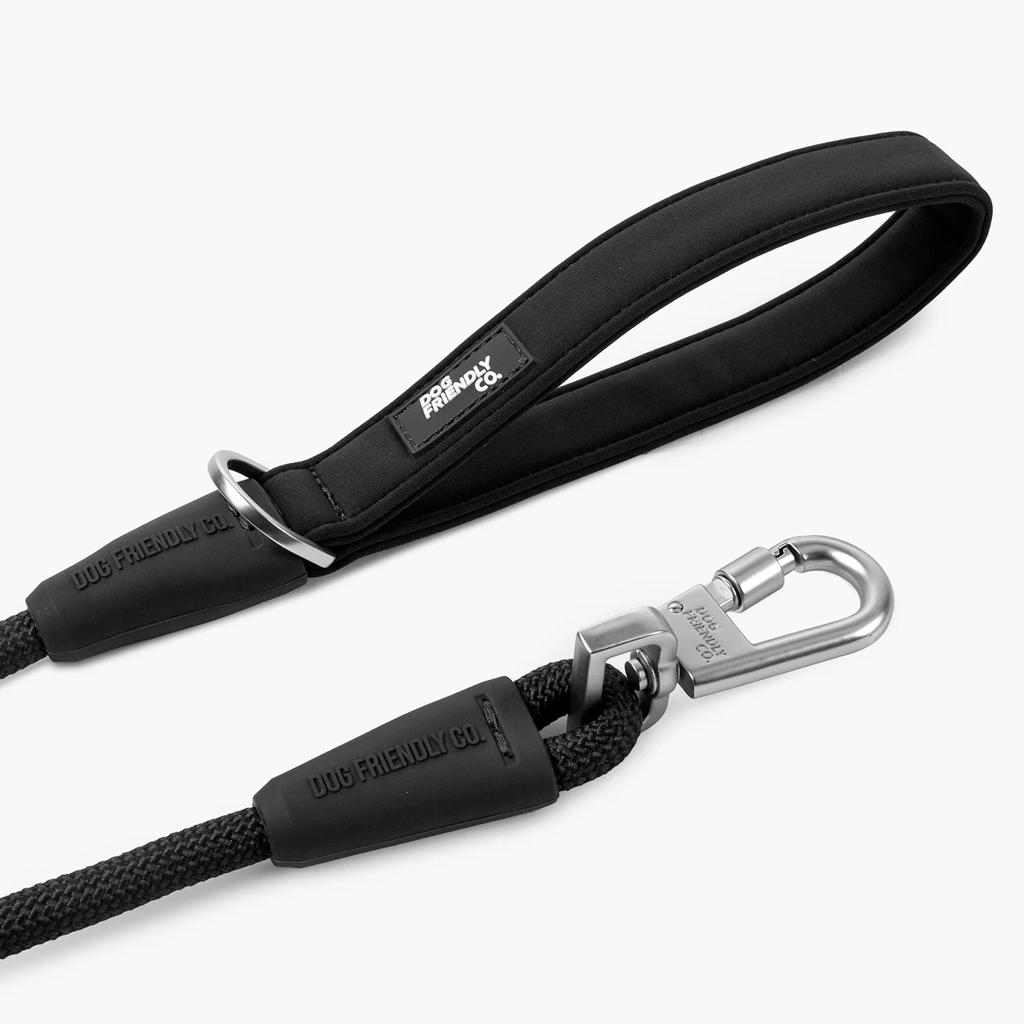 Rope Dog Leash - Black - Image 3