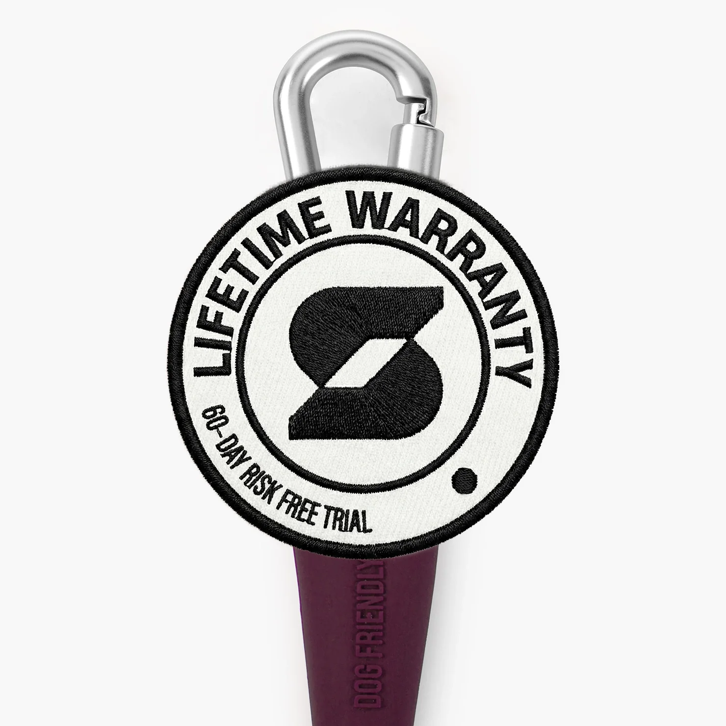 Rope Dog Leash - Burgundy - Image 4