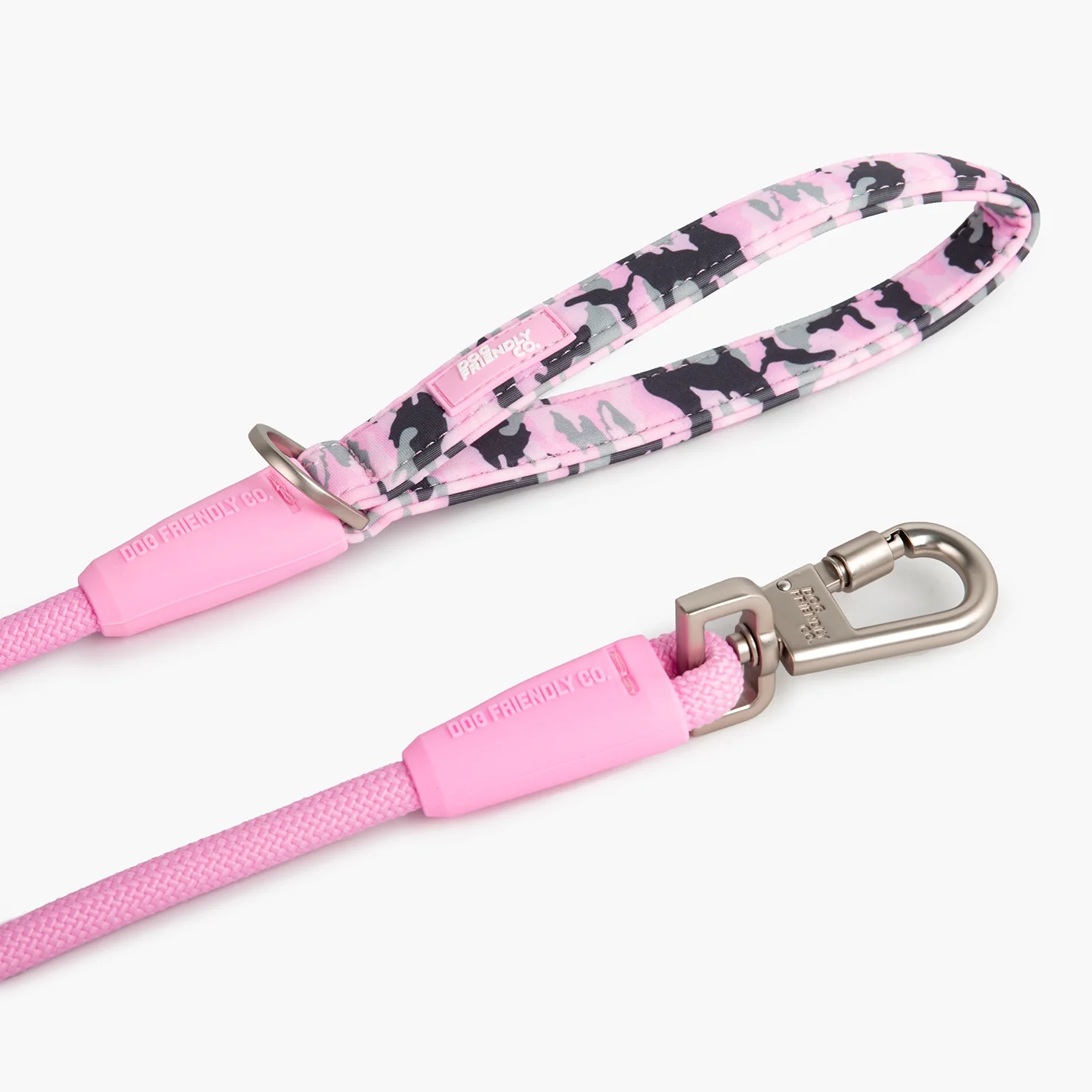 Rope Dog Leash - Pink Camo - Image 3