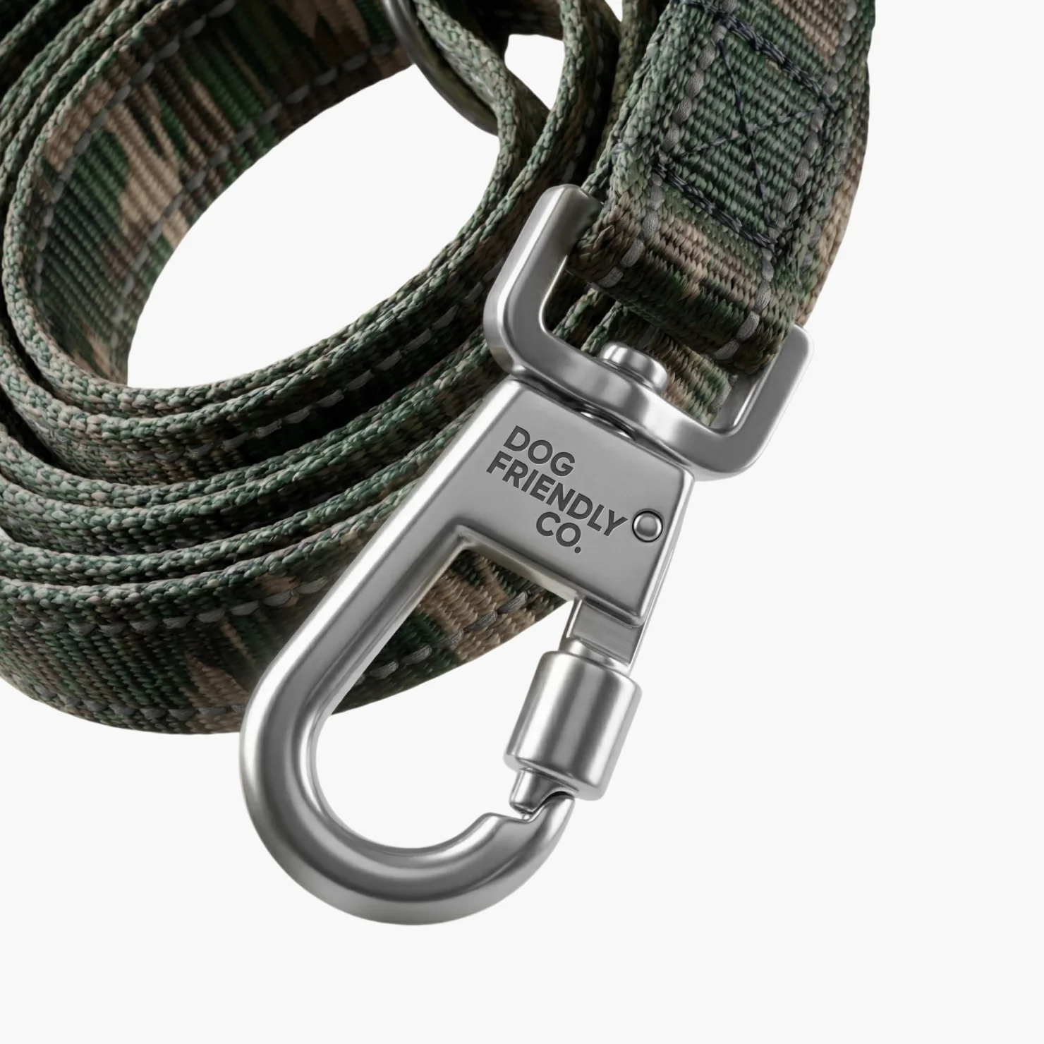 Short Trainer Dog Leash - Green Camo - Image 3