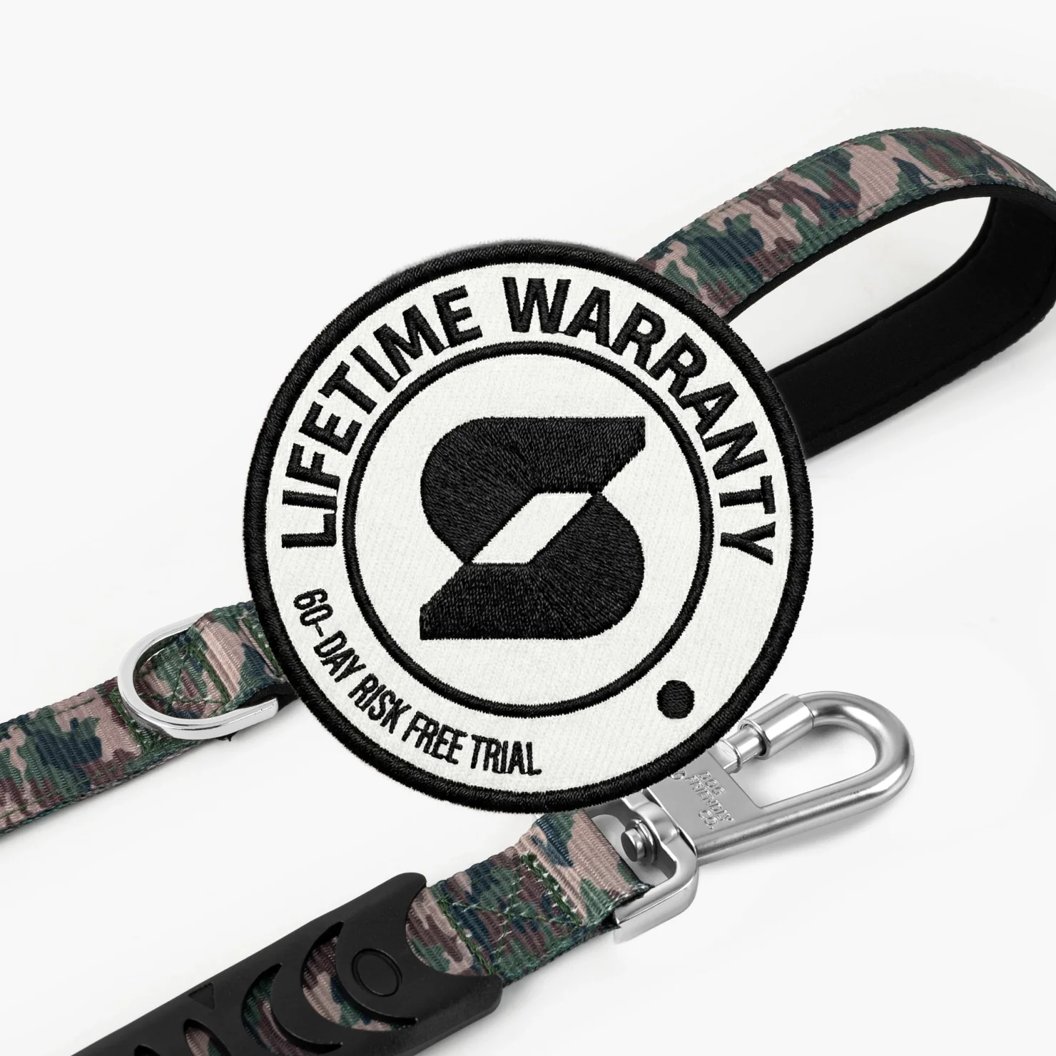 Short Trainer Dog Leash - Green Camo - Image 5