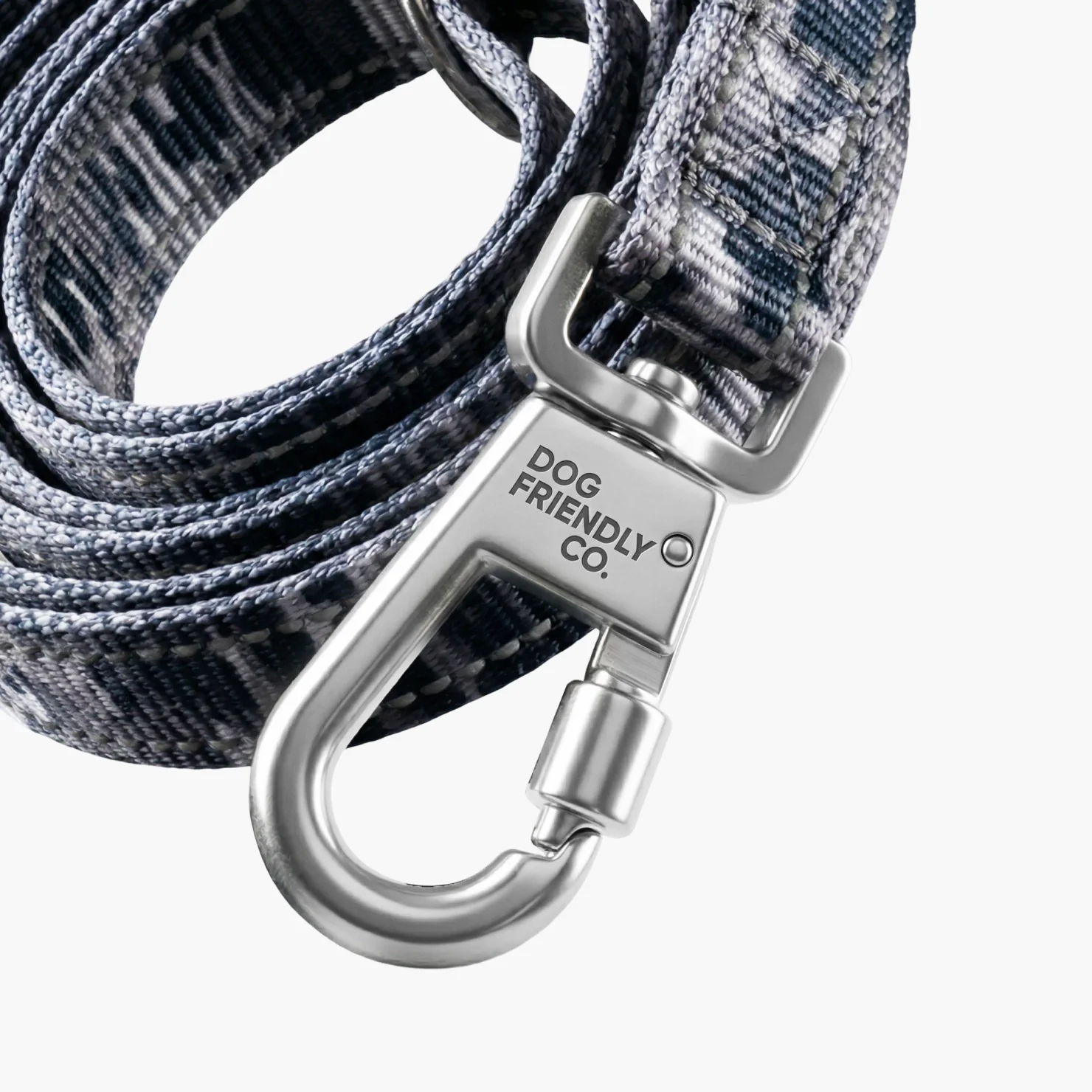 Short Trainer Dog Leash - Grey Camo - Image 3