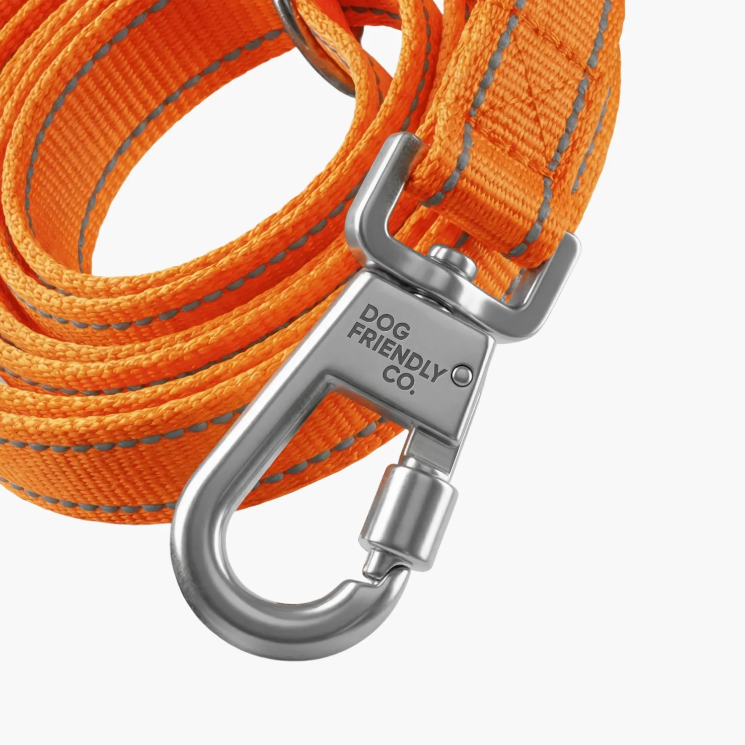 Short Trainer Dog Leash - Hi-Vis Orange - Image 3