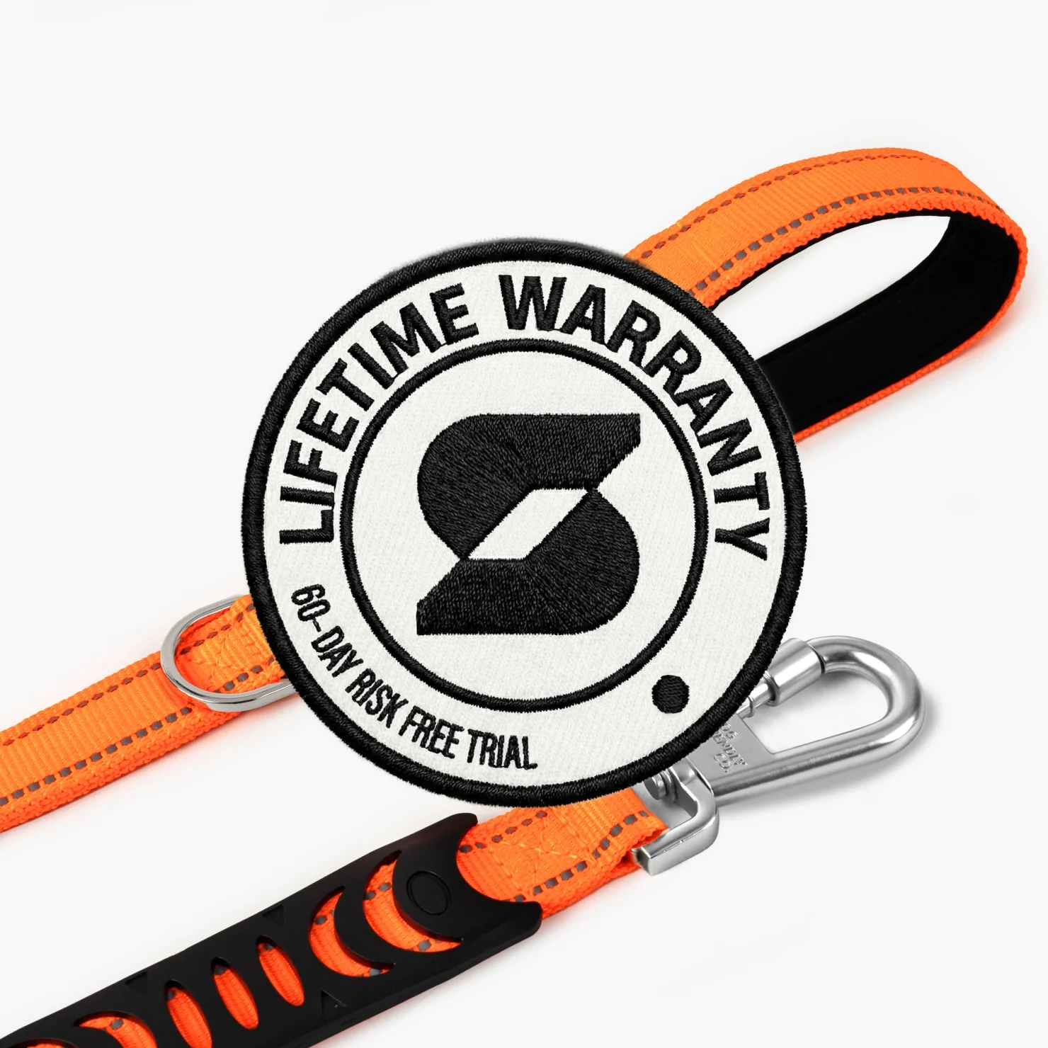 Short Trainer Dog Leash - Hi-Vis Orange - Image 5