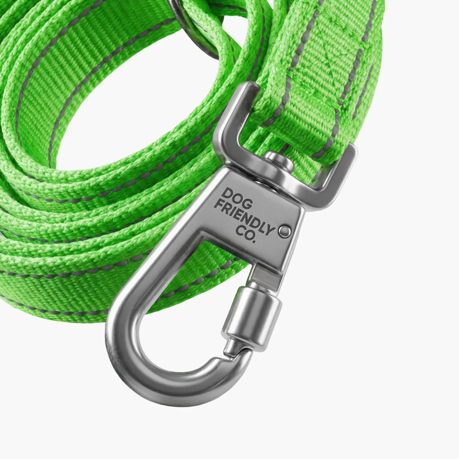 Short Trainer Dog Leash - Neon Green - Image 3