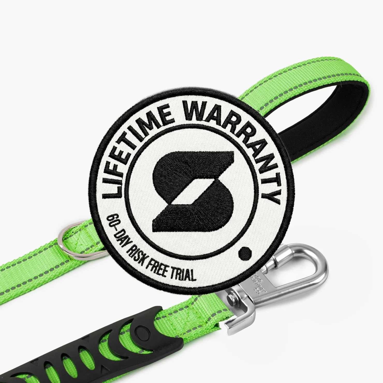 Short Trainer Dog Leash - Neon Green - Image 5