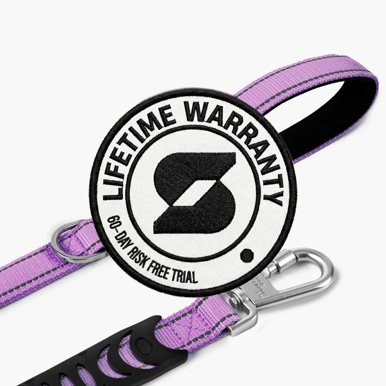 Short Trainer Dog Leash - Purple - Image 5