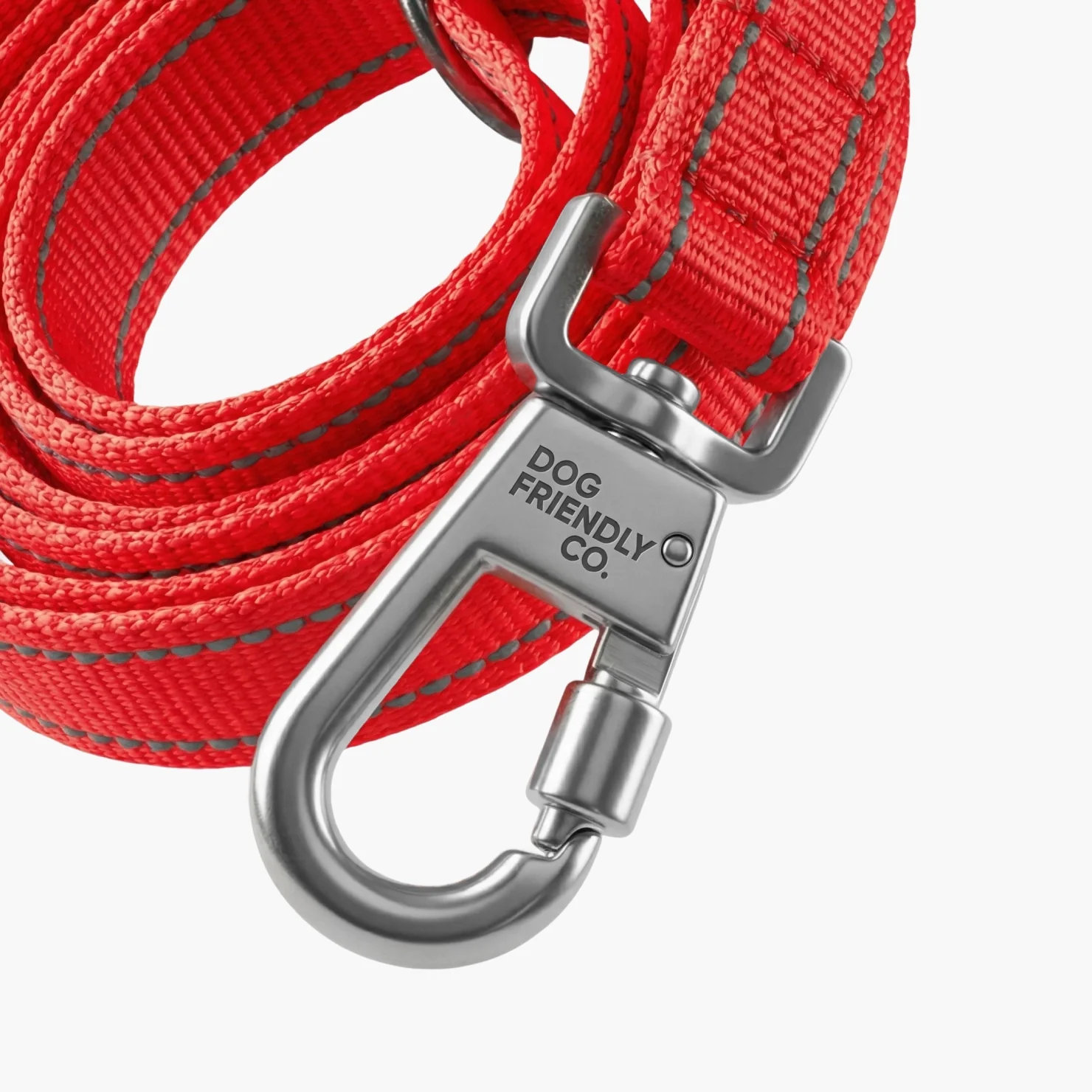 Short Trainer Dog Leash - Red - Image 3