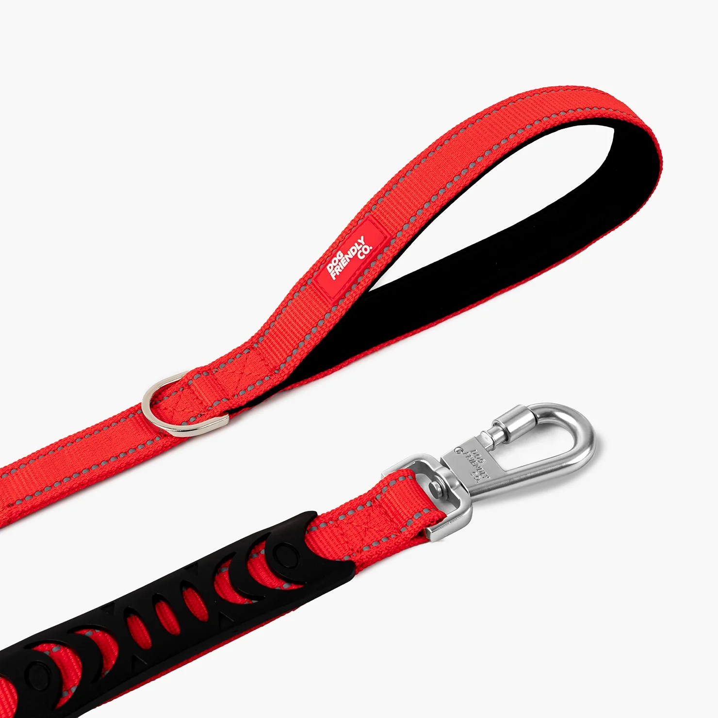 Short Trainer Dog Leash - Red - Image 4