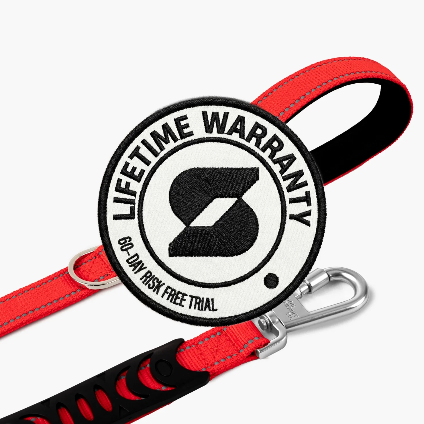 Short Trainer Dog Leash - Red - Image 5