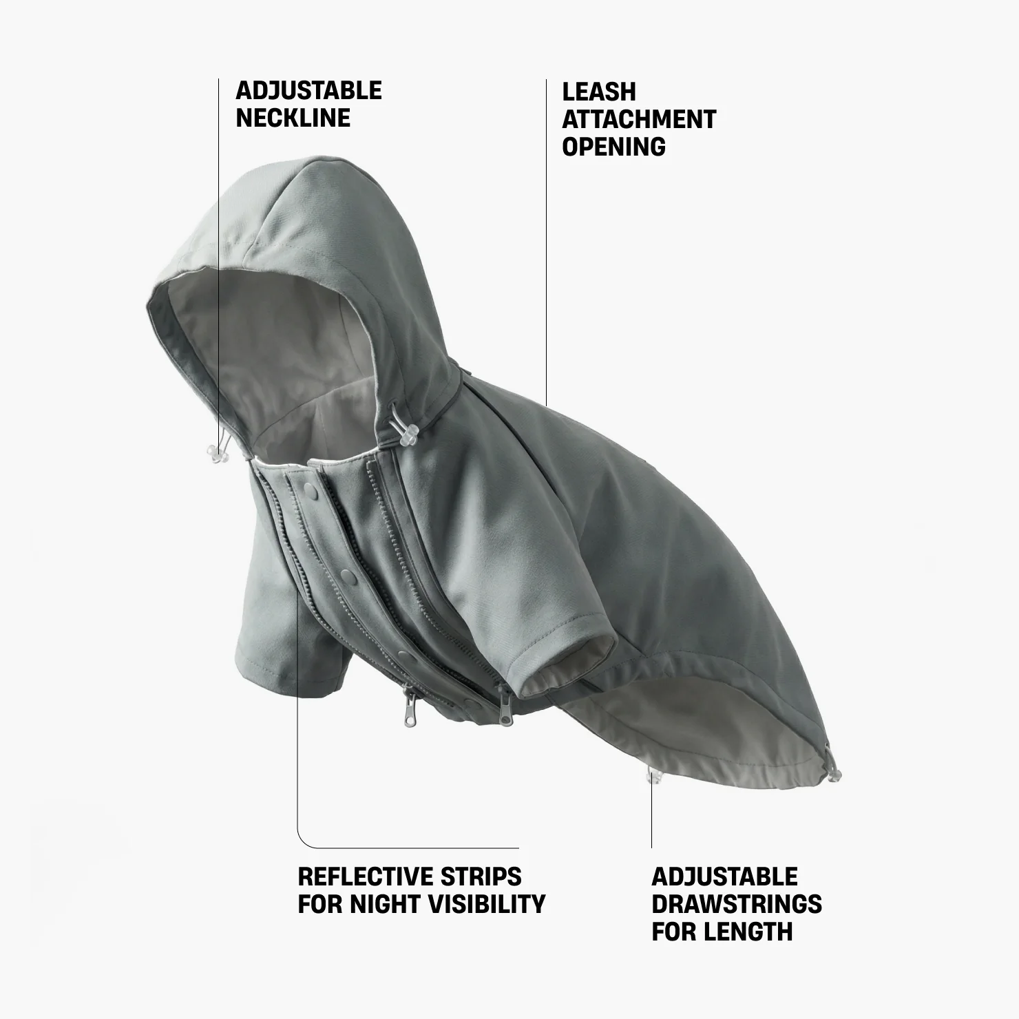Storm Pro Raincoat - Grey - Image 3