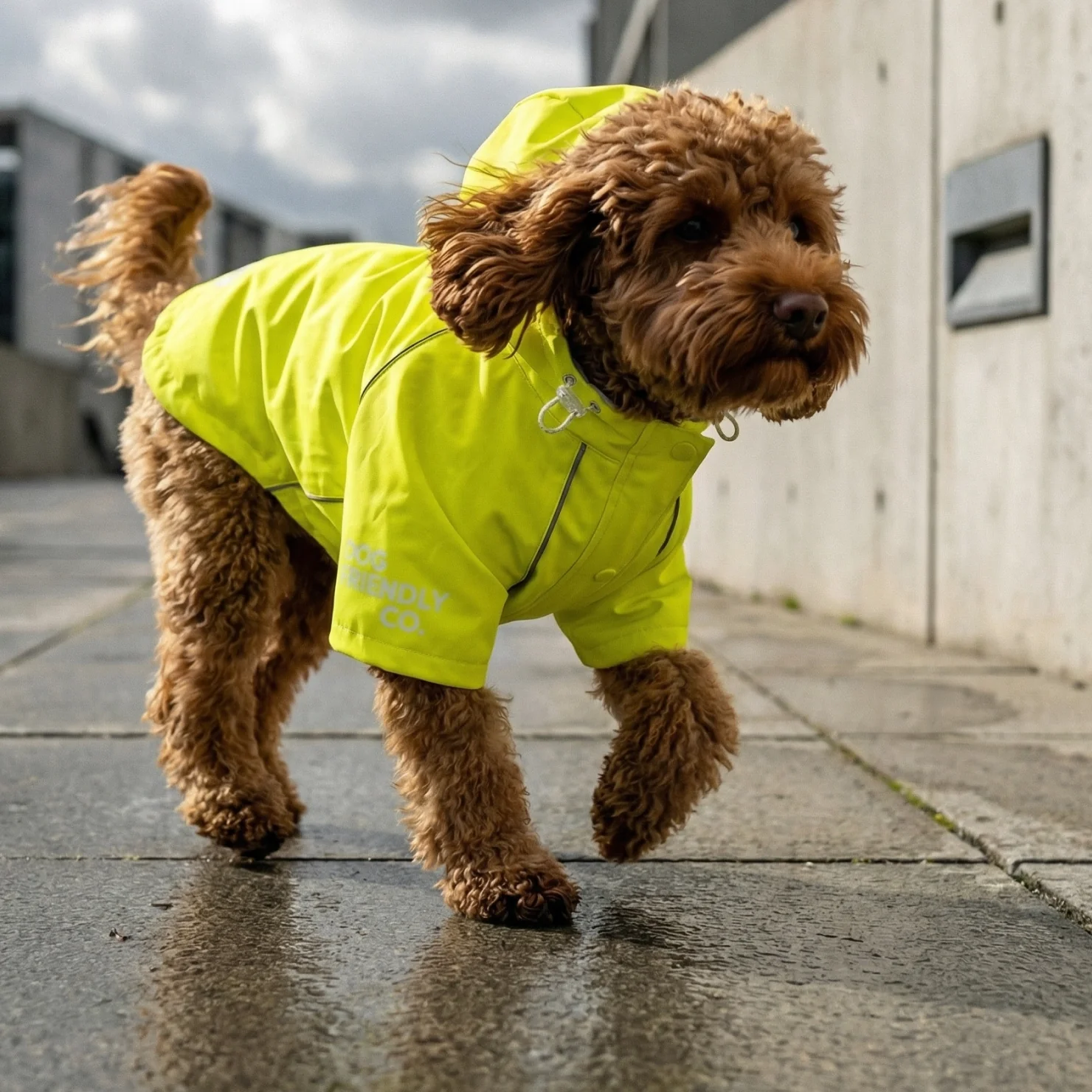 Storm Pro Raincoat - Yellow - Image 9