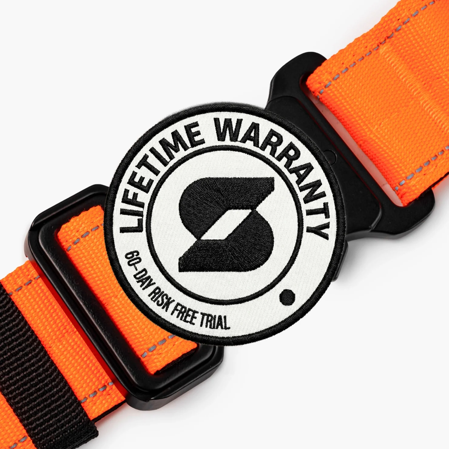 Tactical Dog Collar - Hi-vis Orange - Image 8
