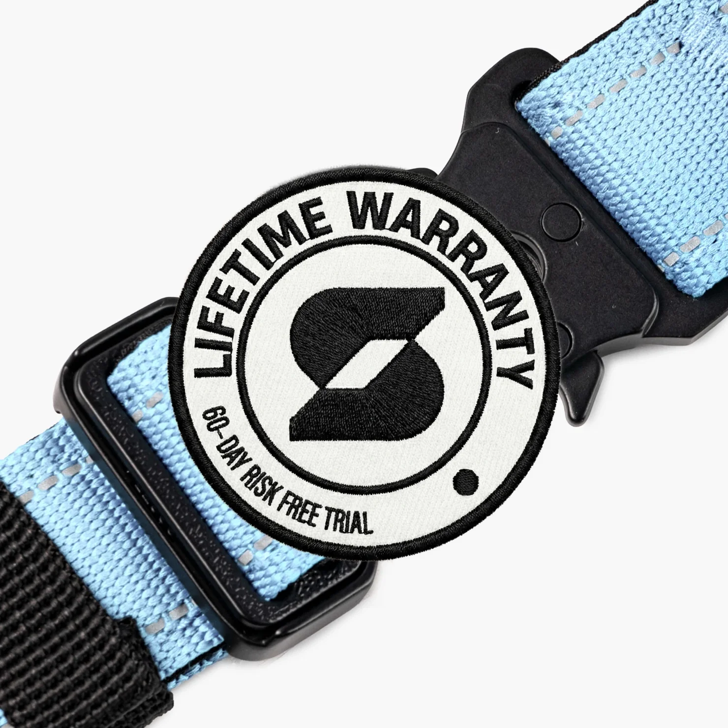 Tactical Dog Collar - Sky Blue - Image 8