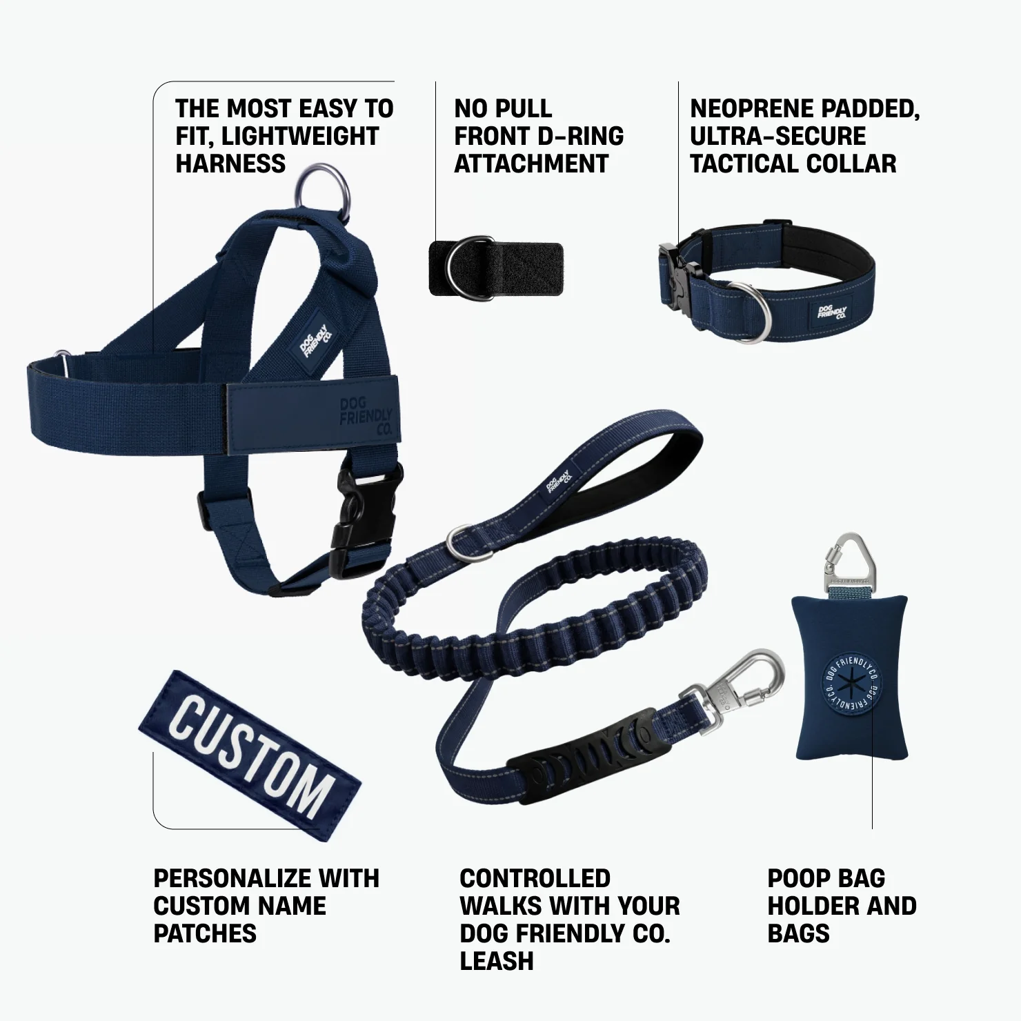 Ultimate No-Pull Bundle - Navy Blue - Image 2