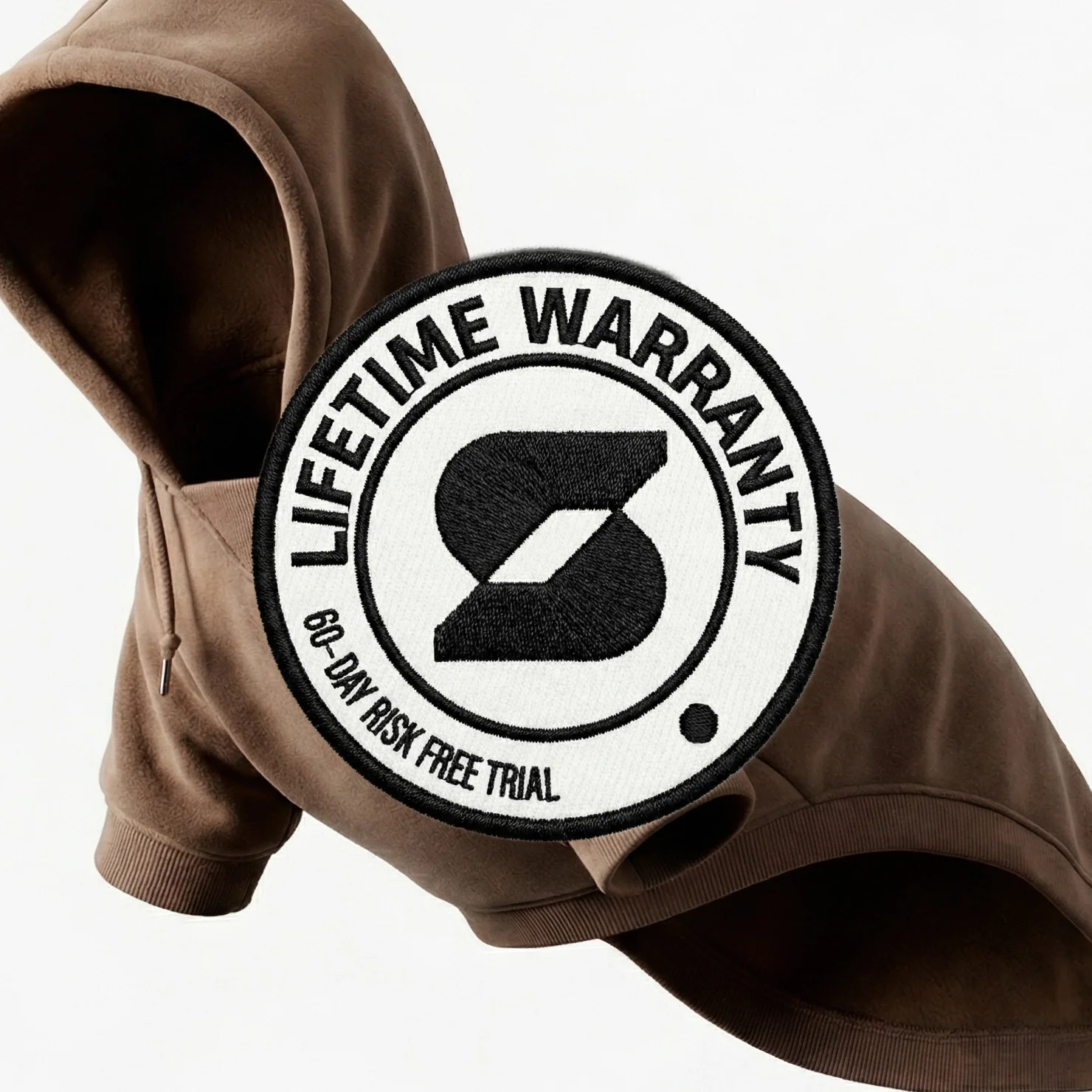 Signature Dog Hoodie - Brown - Image 9