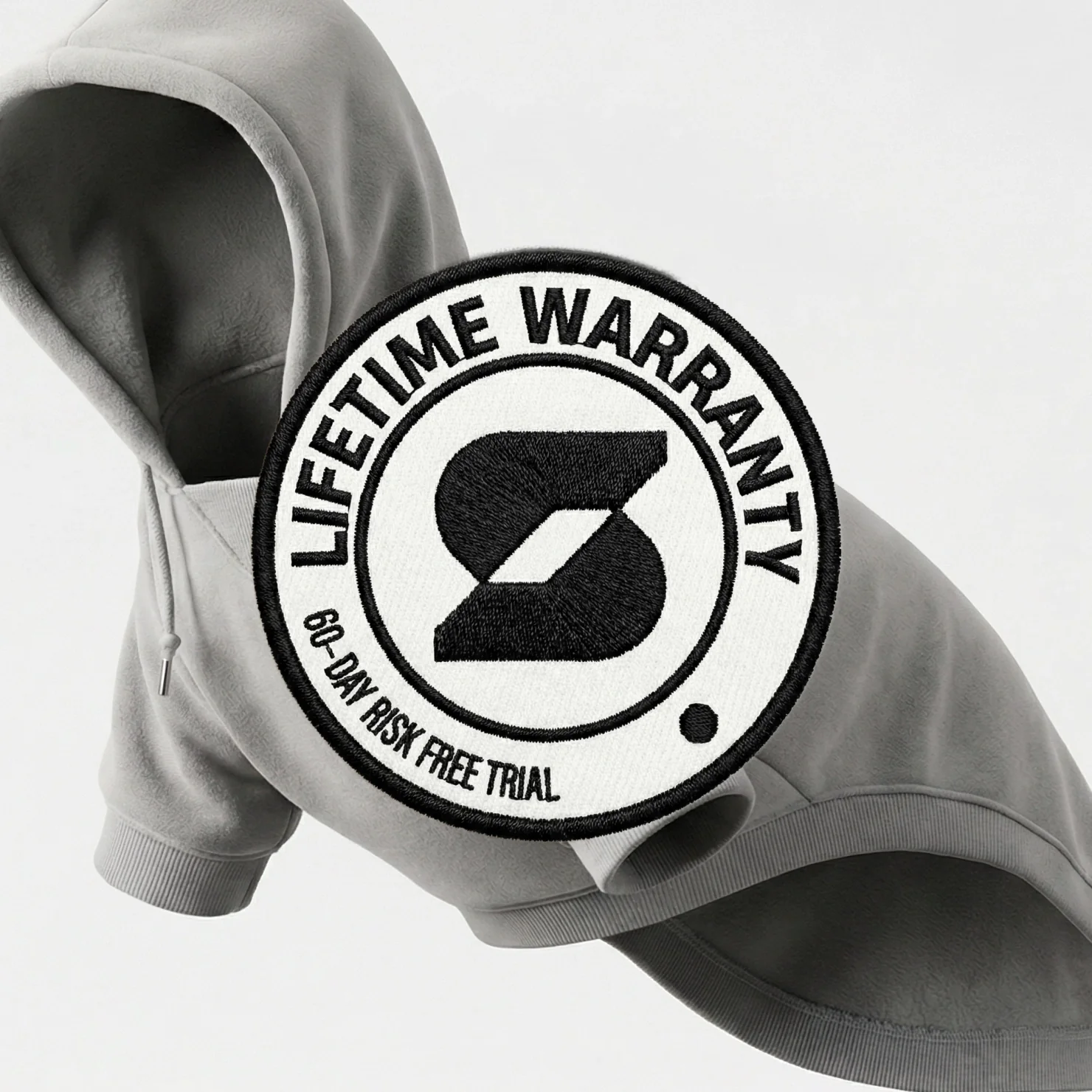 Signature Dog Hoodie - Grey - Image 9
