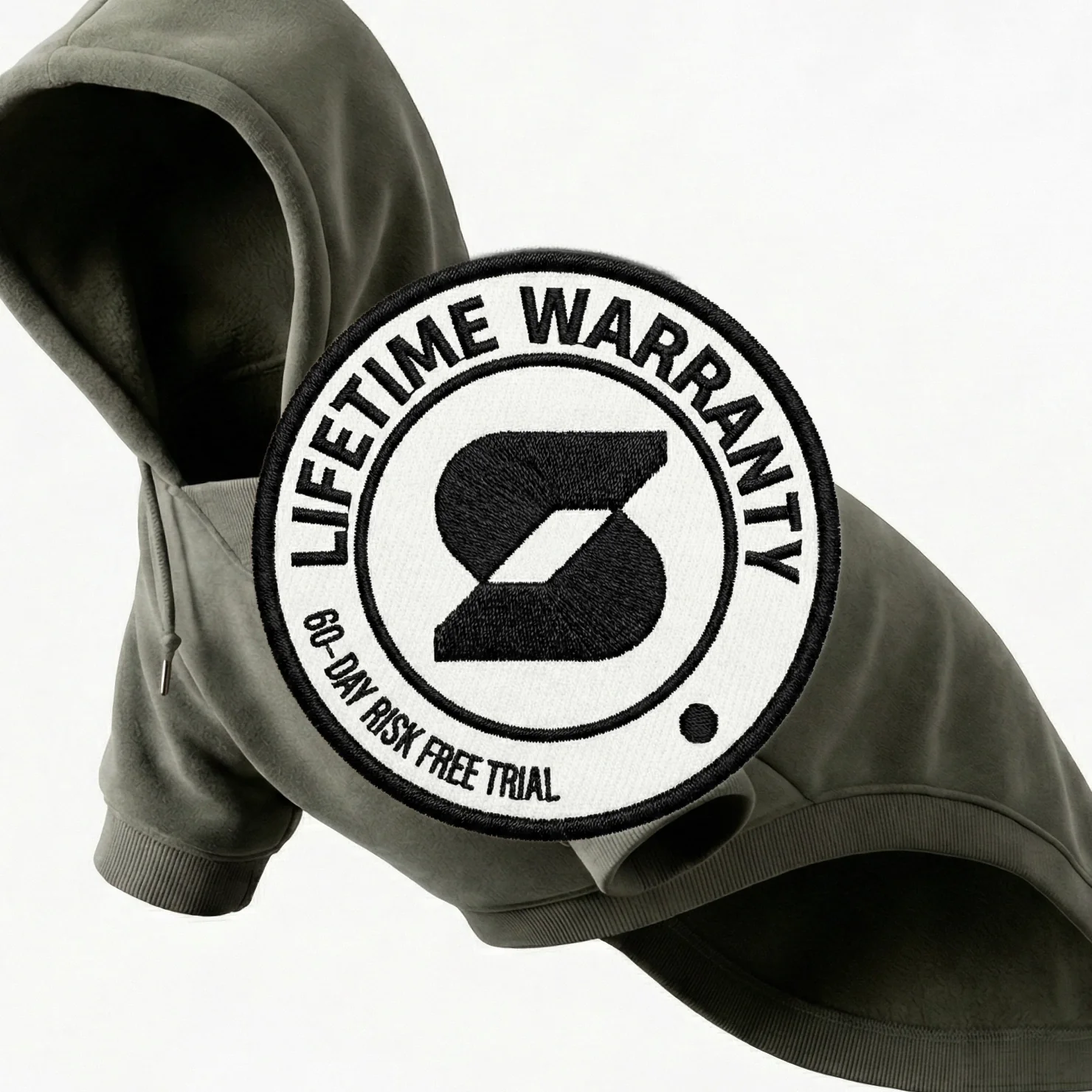 Signature Dog Hoodie - Khaki - Image 9