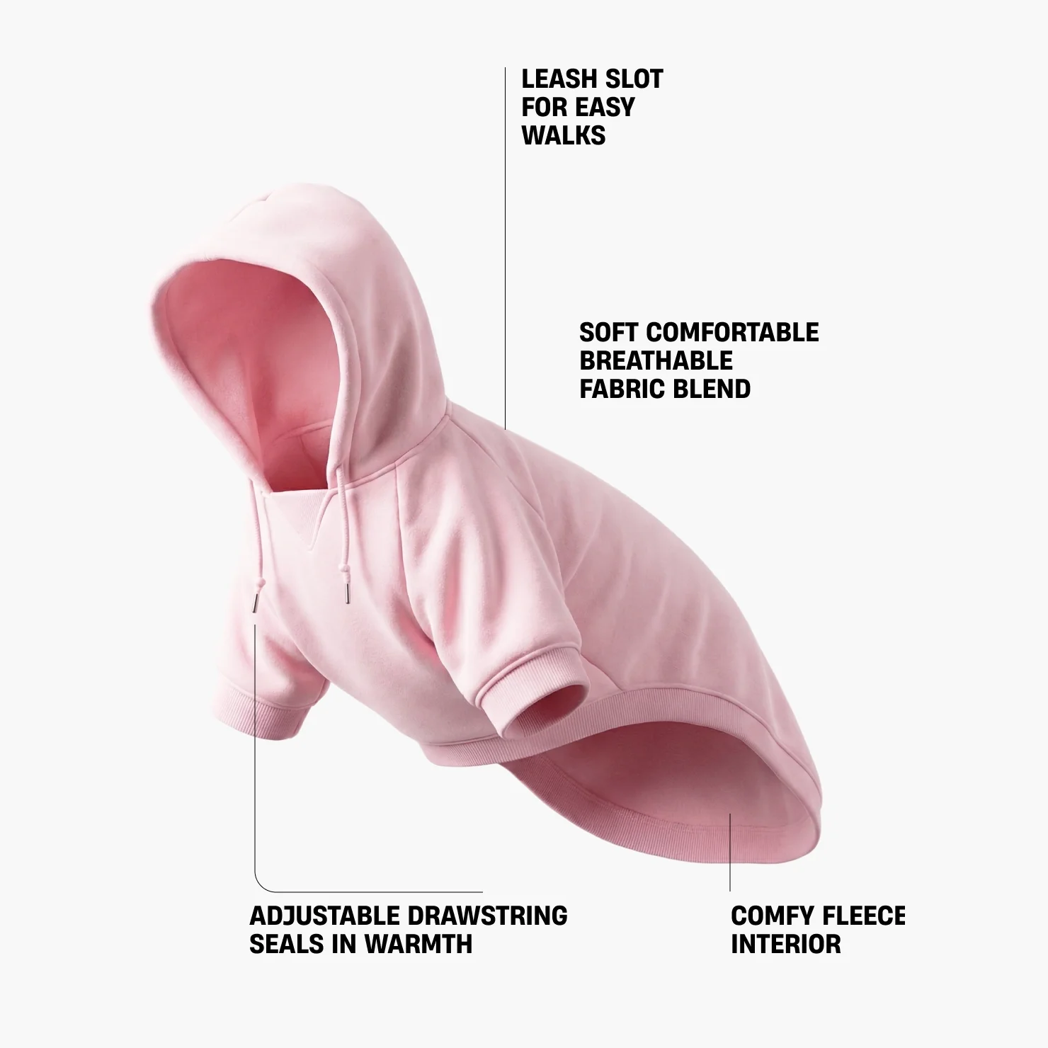 Signature Dog Hoodie - Pink - Image 3